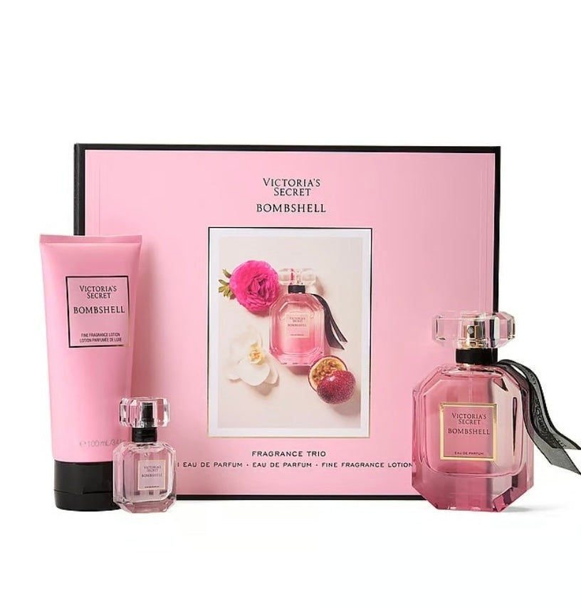Victoria's Secret BOMBSHELL TRIO GIFT SET EDP & Lotion
