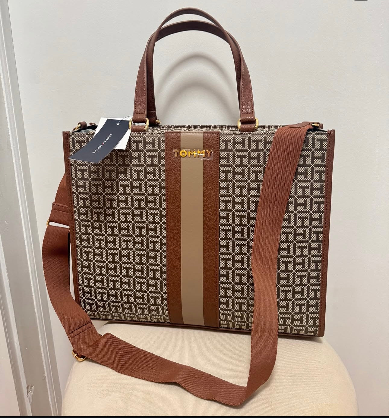 Tommy Hilfiger large tote bag for women