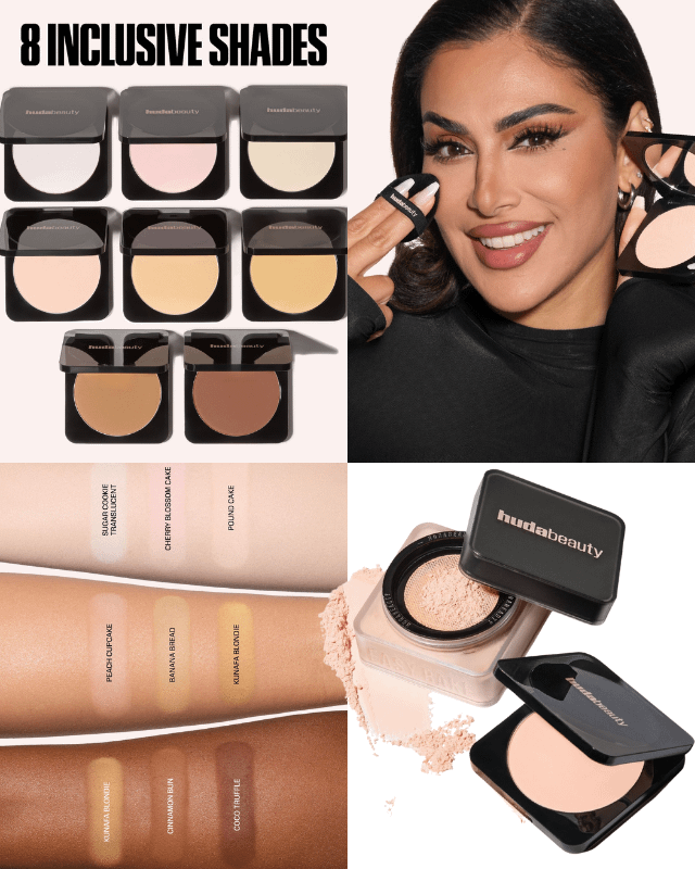 Huda Beauty Easy Bake Airbrush Matte Pressed Powder(New Version)