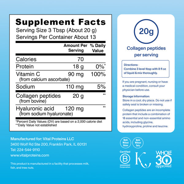 Vital Proteins - Collagen Peptides Advanced - 265 g