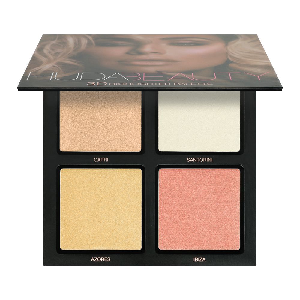 HUDA BEAUTY 3D HIGHLIGHTER PALETTE PINK SAND