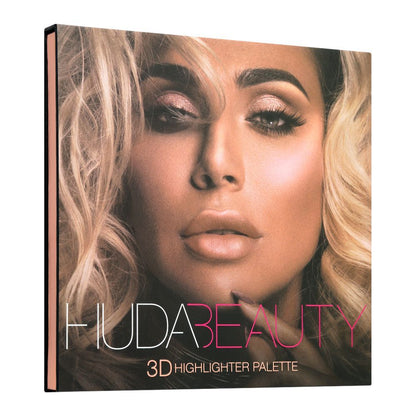 HUDA BEAUTY 3D HIGHLIGHTER PALETTE PINK SAND