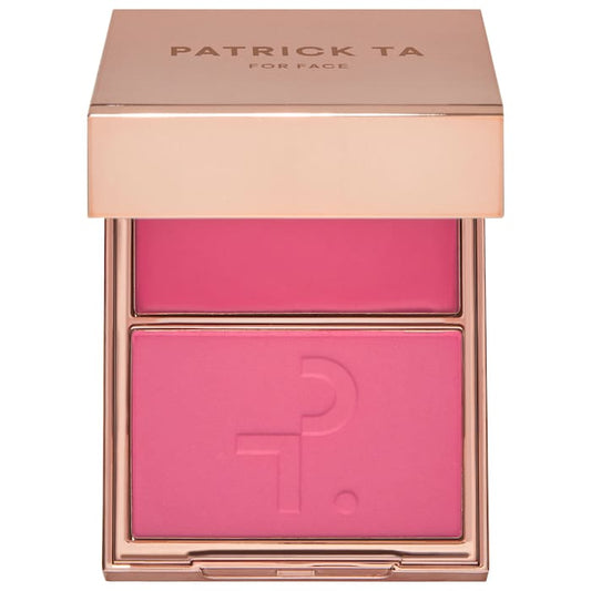 PATRICK TA 
Major Headlines Double-Take Crème & Powder Blush Duo