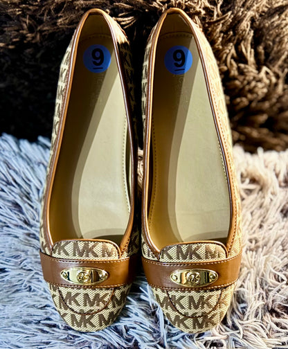 MICHAEL BY MICHAEL KORS: MK Plate Moc Toe Flats