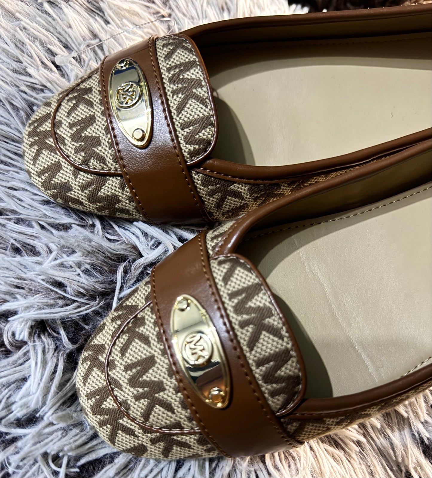 MICHAEL BY MICHAEL KORS: MK Plate Moc Toe Flats