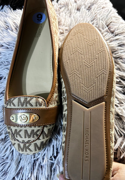 MICHAEL BY MICHAEL KORS: MK Plate Moc Toe Flats