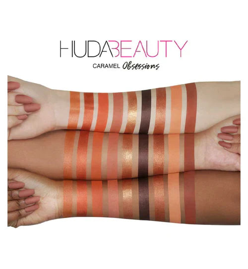 Huda Caramel Brown Obsessions Swatches