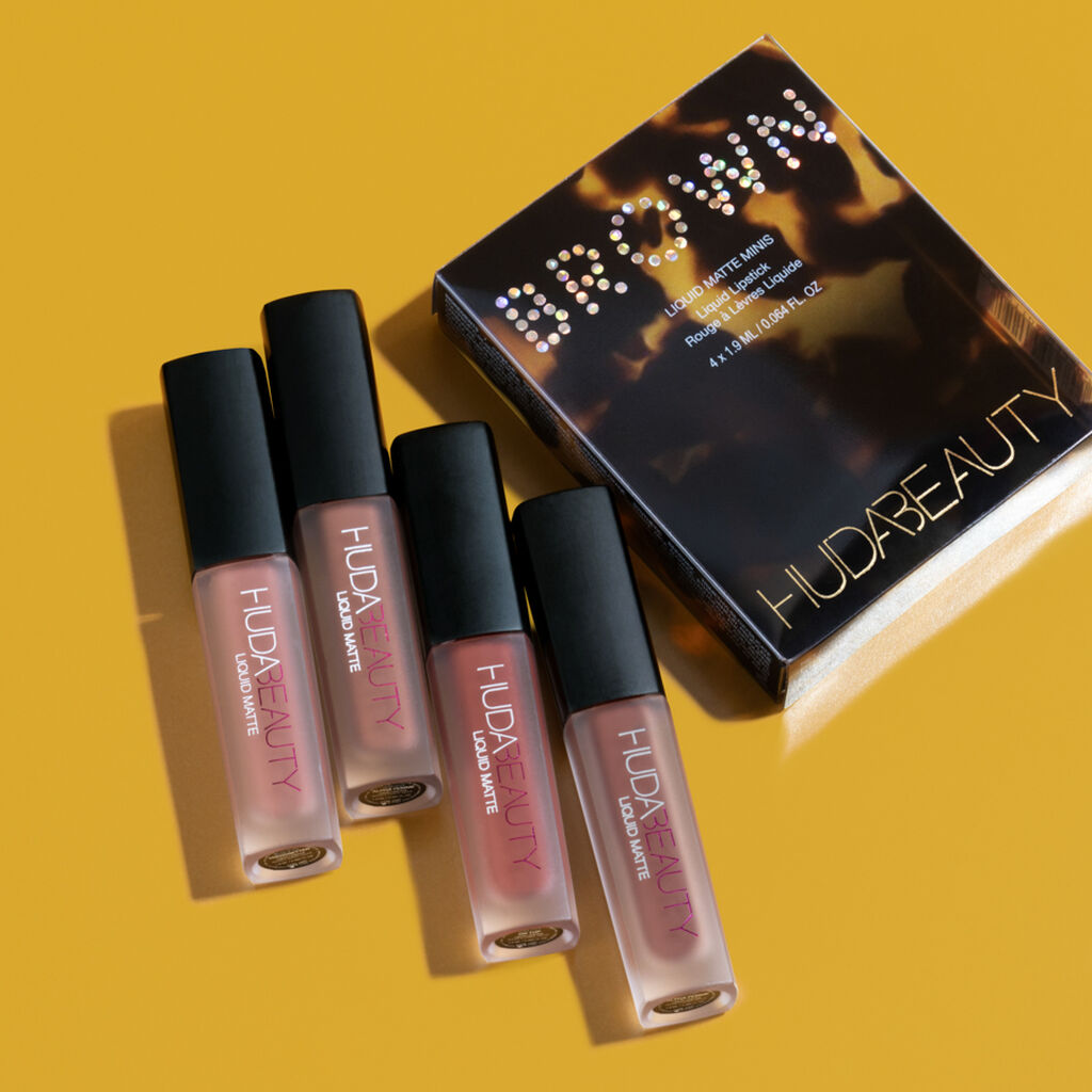 HUDA BEAUTY BROWN OBSESSIONS LIQUID MATTE MINI'S