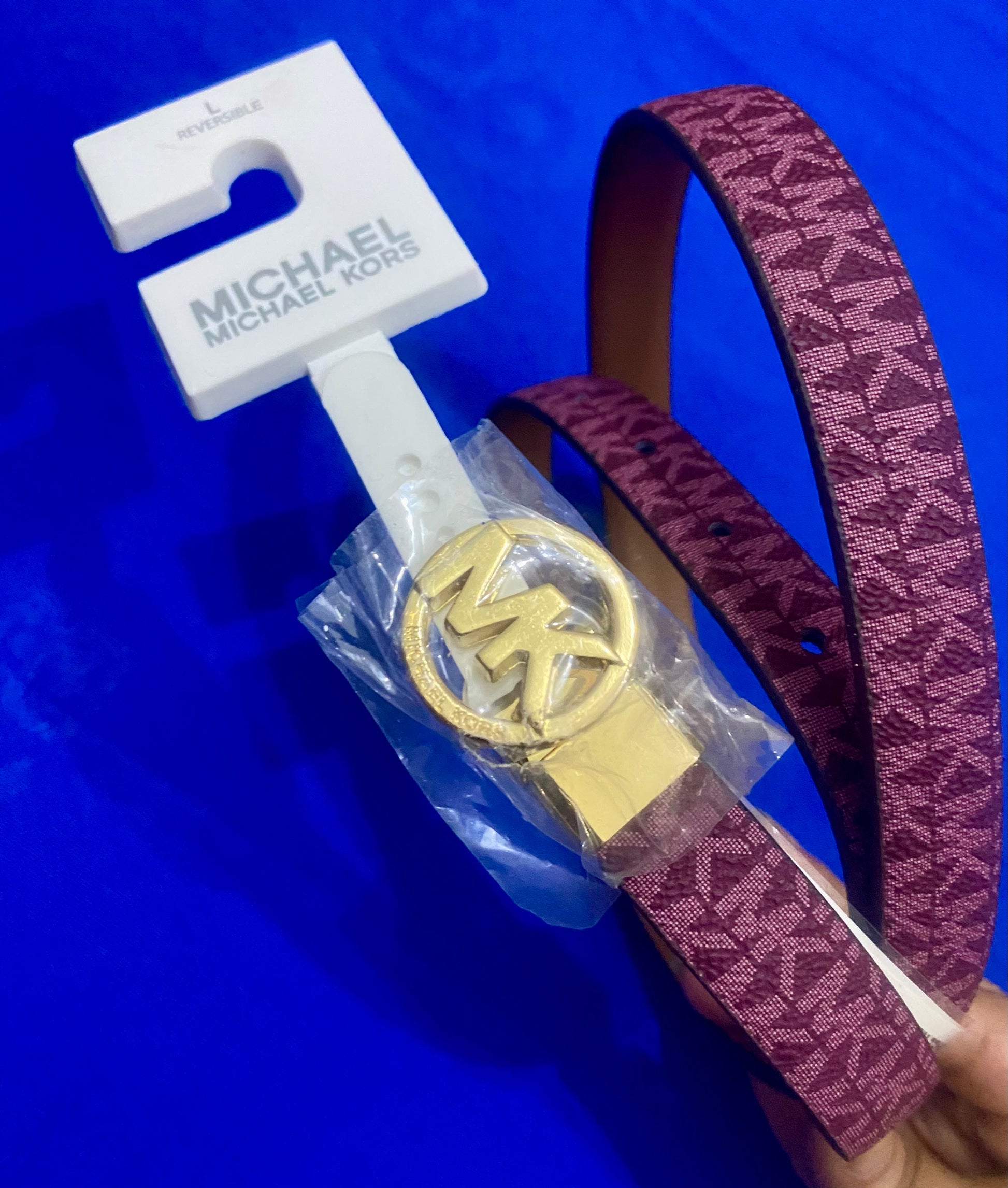 Michael Kors Michael Kors Signature Reversible Buckle Belt For Women