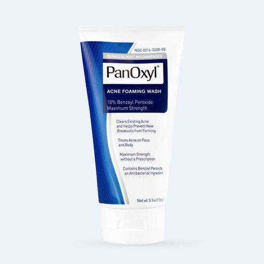 PanOxyl Acne Foaming Wash Benzoyl Peroxide 10% Maximum Strength