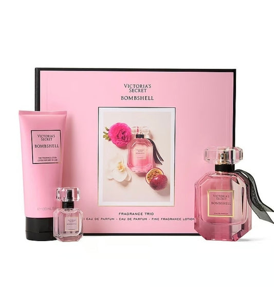 Victoria's Secret BOMBSHELL TRIO GIFT SET EDP & Lotion