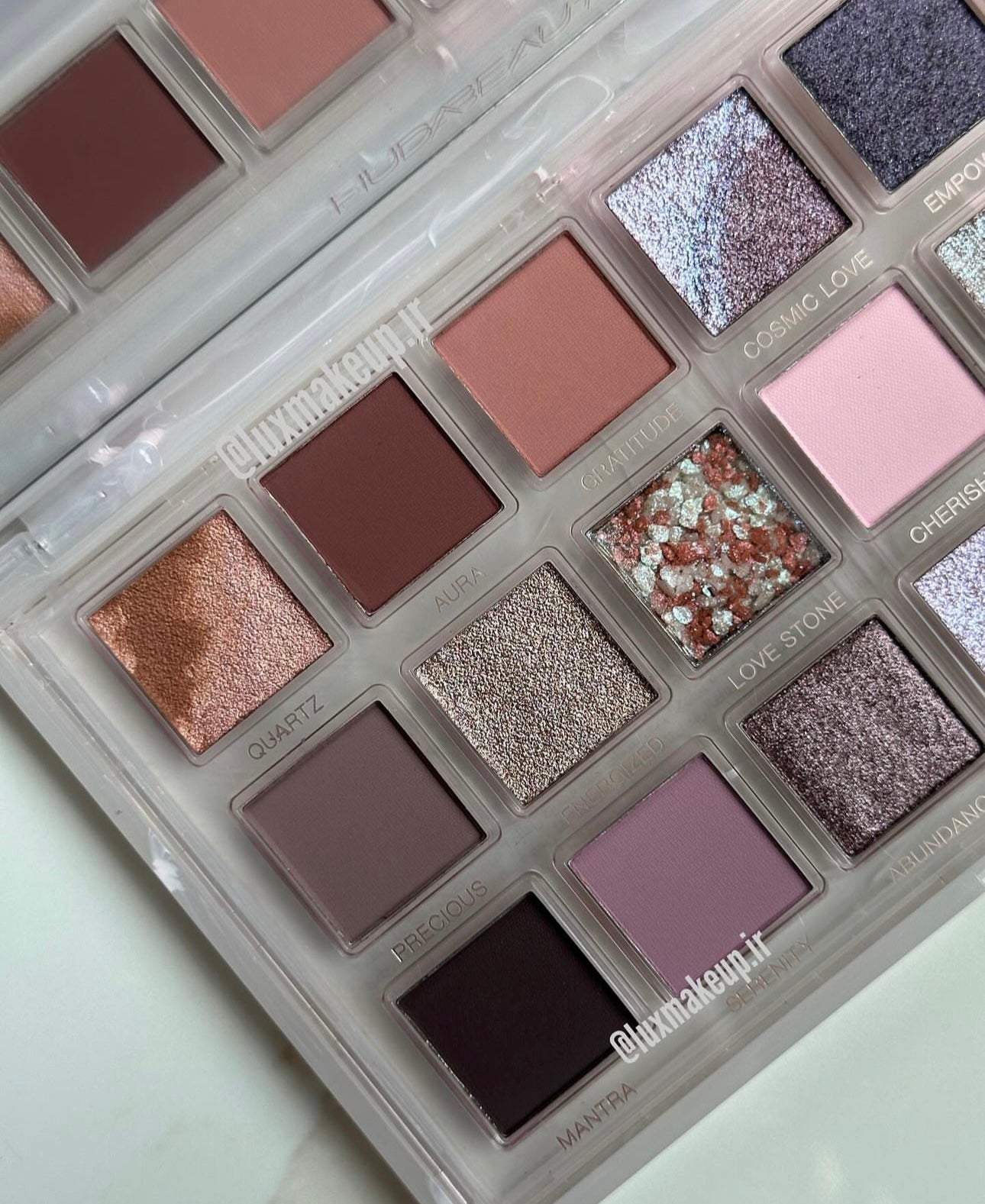 Huda Rose Quartz Eyeshadow Palette