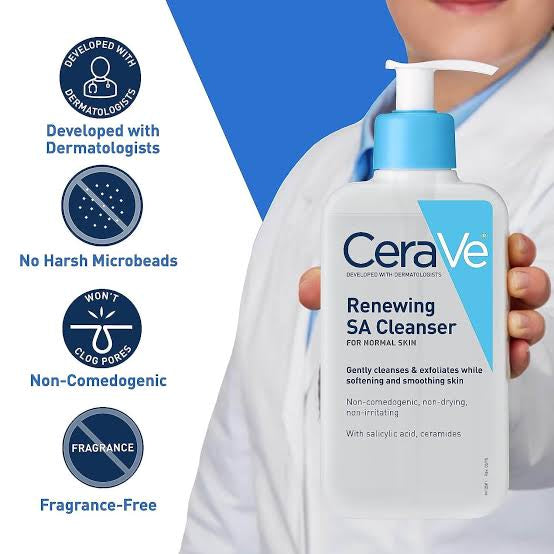 Cerave renewing SA cleanser for normal skin