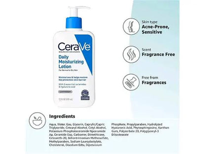 CeraVe Daily moisturizing lotion for normal to dry skin 355 ml