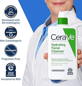 CeraVe hydrating cleanser norm to dry skin