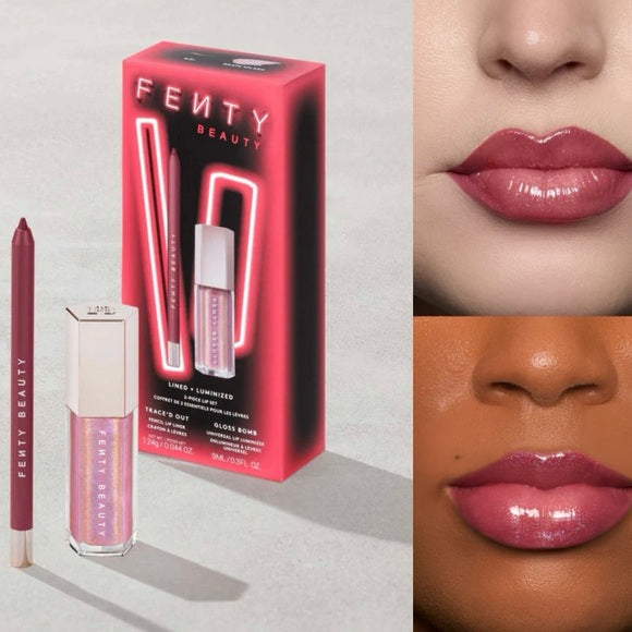 Fenty Beauty by Rihanna Lined + Luminized 2-Piece Lip Set