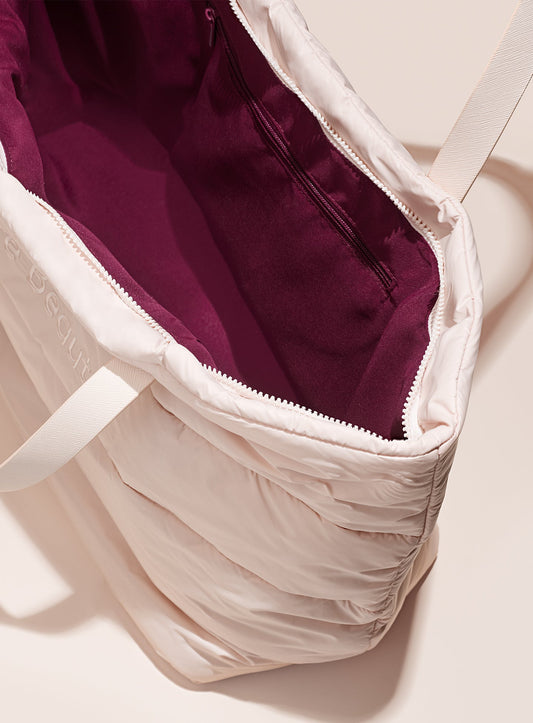 Rare Beauty Puffy Traveler Tote Bag