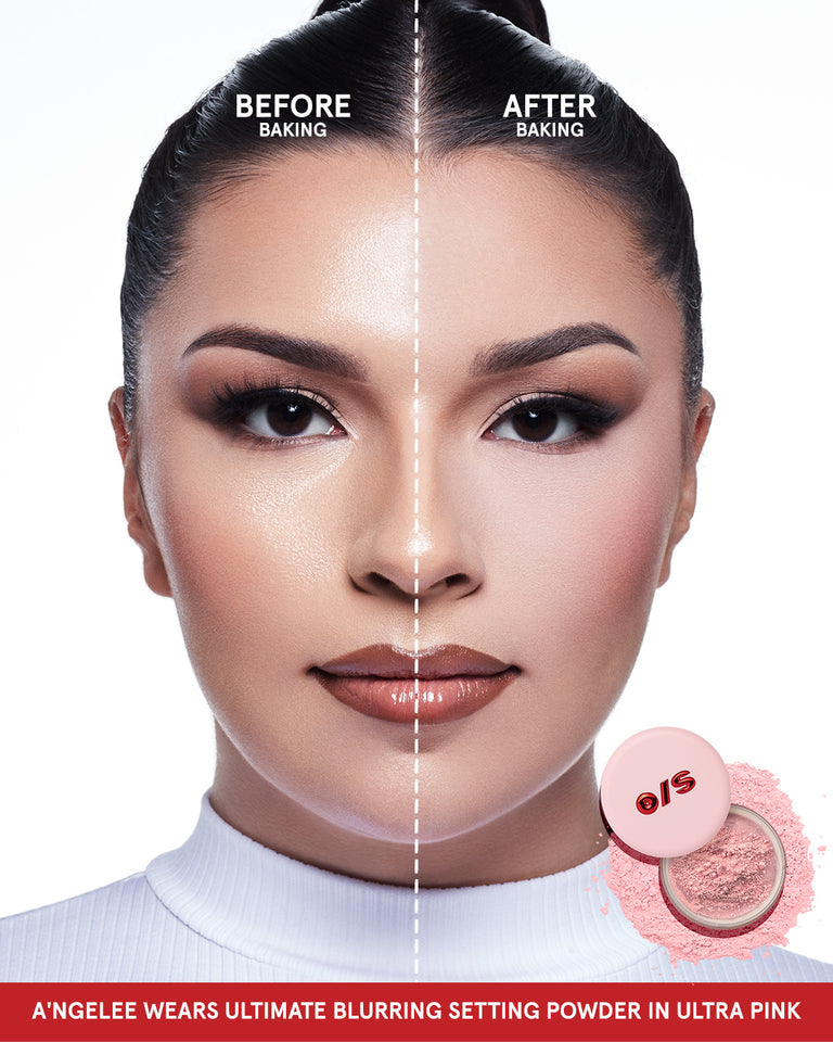One/Size ULTIMATE
BLURRING SETTING POWDER FULL-SIZED (Ultra Pink)