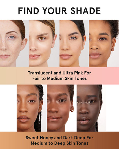 One/Size ULTIMATE
BLURRING SETTING POWDER FULL-SIZED (Ultra Pink)