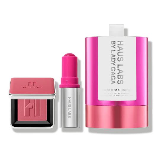 Haus Lab COLOR FUSE INNOVATION GLASSY BALM + POWDER BLUSH DUO