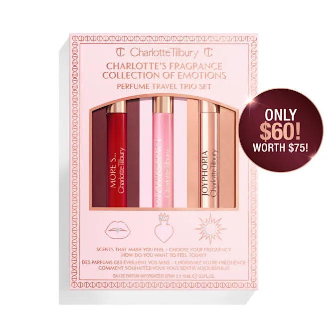 FRAGRANCE COLLECTION OF EMOTIONS PERFUME TRAVEL TRIO SET 10ml each