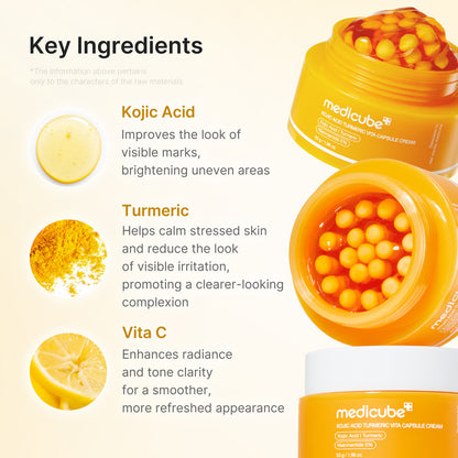 Medicube Kojic Acid Turmeric Vita Capsule Cream