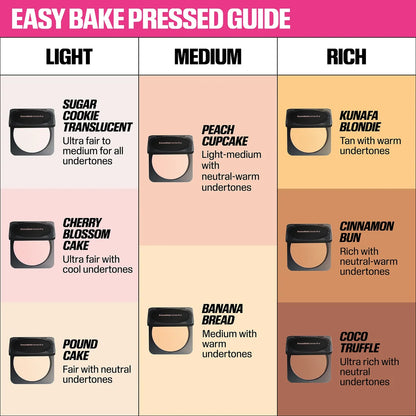 Huda Beauty Easy Bake Airbrush Matte Pressed Powder(New Version)