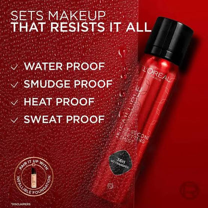 L’Oreal Paris Infallible 3-Second Setting Spray Mist 75ml