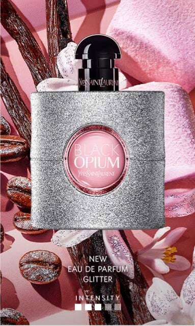 YSL Black Opium Eau De Parfum Glitter 30ml