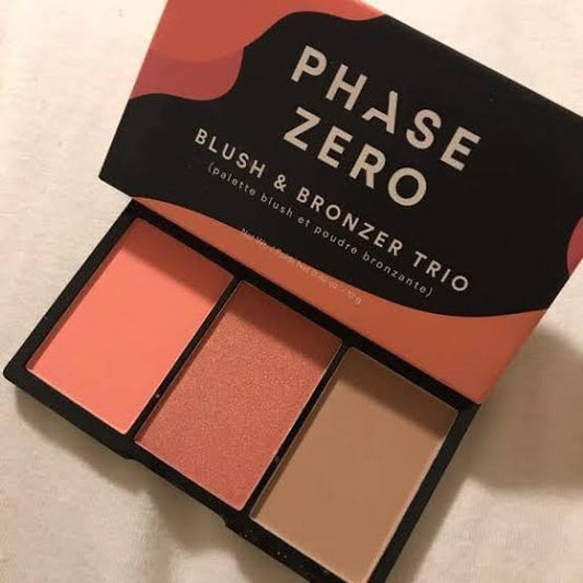 PHASE ZERO BLUSH & BRONZER TRIO PALETTE