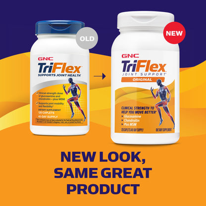 GNC
TriFlex Joint Support - 120 Caplets (40 Servings)