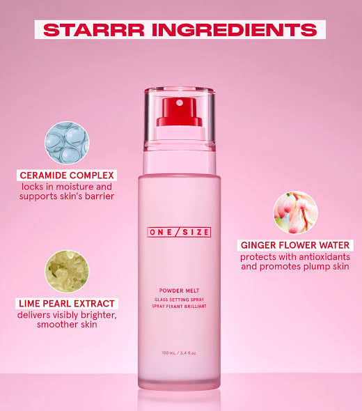 One/Size - Powder Melt Glass Setting Spray
