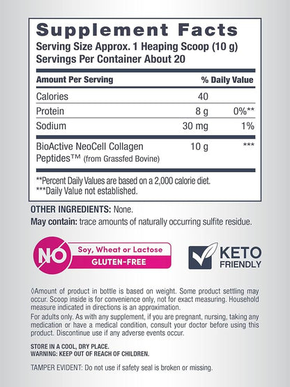 Neocell Super Collagen Peptides, Unflavored, 7 Oz (200 G)
