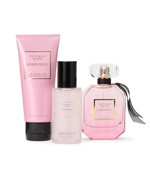 Victoria's Secret Bombshell 3 Piece Luxe Fragrance Gift Set