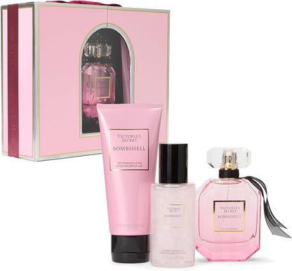 Victoria's Secret Bombshell 3 Piece Luxe Fragrance Gift Set
