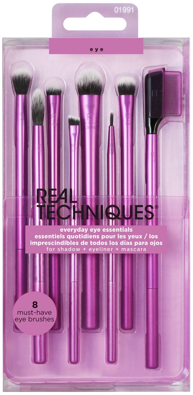 Real Techniques Everyday Eye Essentials Makeup Brush Set