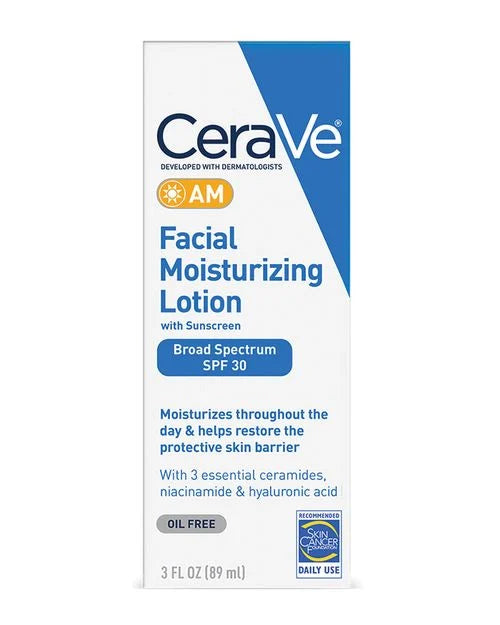 CERAVE AM Facial Moisturizing Lotion with Sunscreen